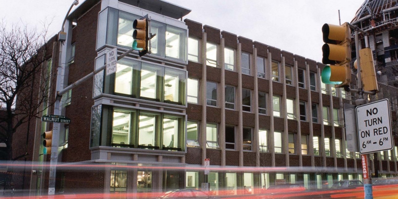 Time lapse photo Penn Graduate School of Education building