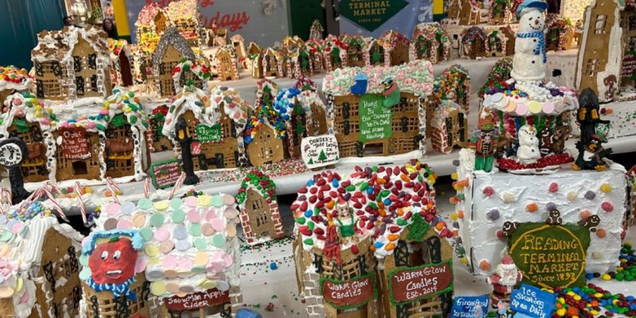 Reading Terminal Gingerbread Houses