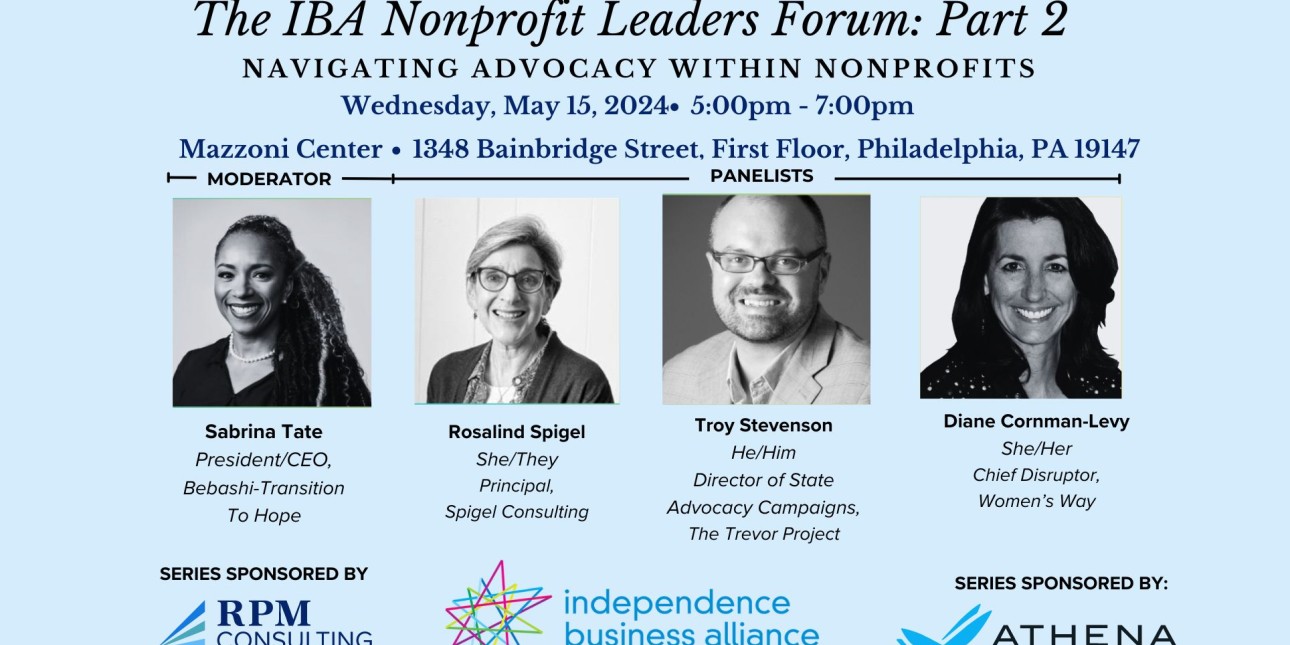 The IBA Nonprofit Leaders Forum Part 2