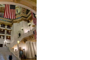 Photo source: my iPhone inside the Capitol in Harrisburg 