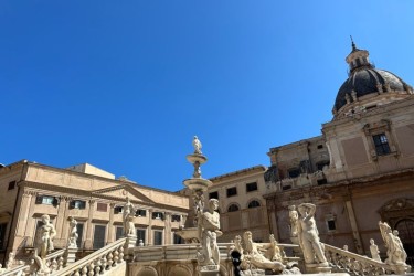 [Photo credit: my iPhone near Quattro Canti in Palermo, Sicily]